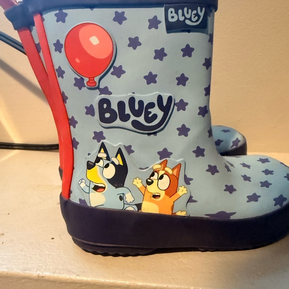 Kids Rain Boots - Blue and Red